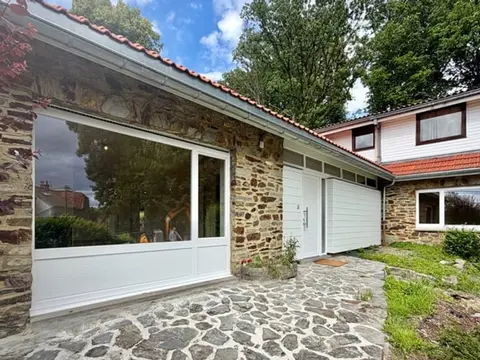3 façades de plain-pied avec jardin