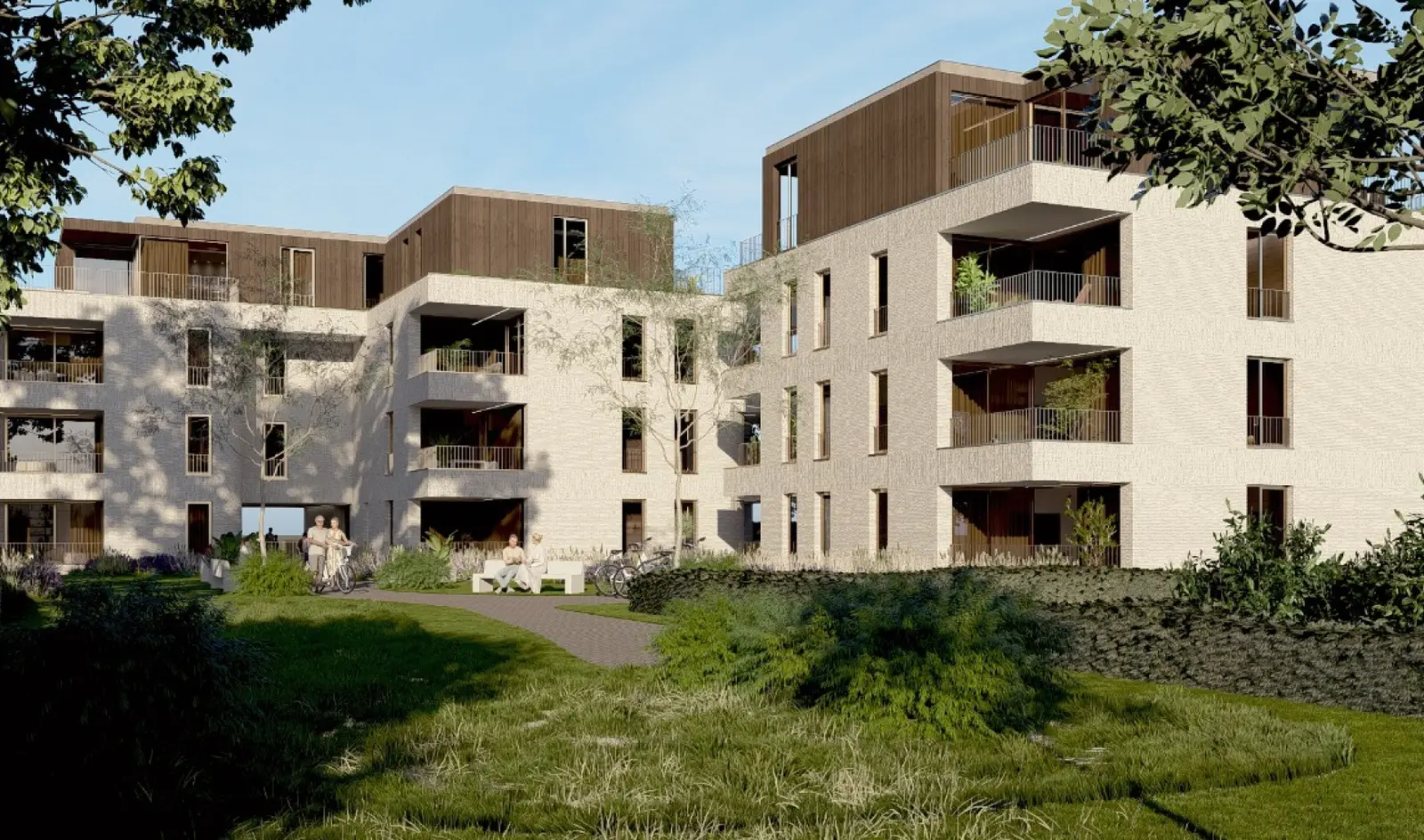 Nieuwbouwappartement met terras in het centrum te Lommel