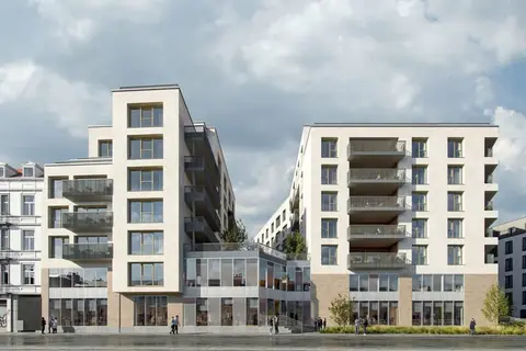 Dansaert district : new apartment, shared garden, 6% VAT !