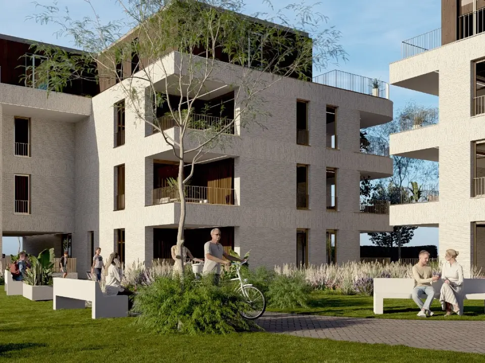 Nieuwbouwappartement met terras in het centrum te Lommel