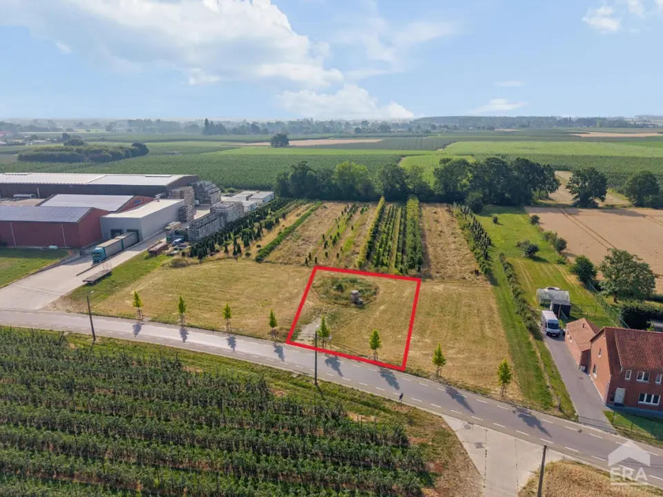 Zonnige bouwgrond voor OB, groene ligging in Schakkebroek.
