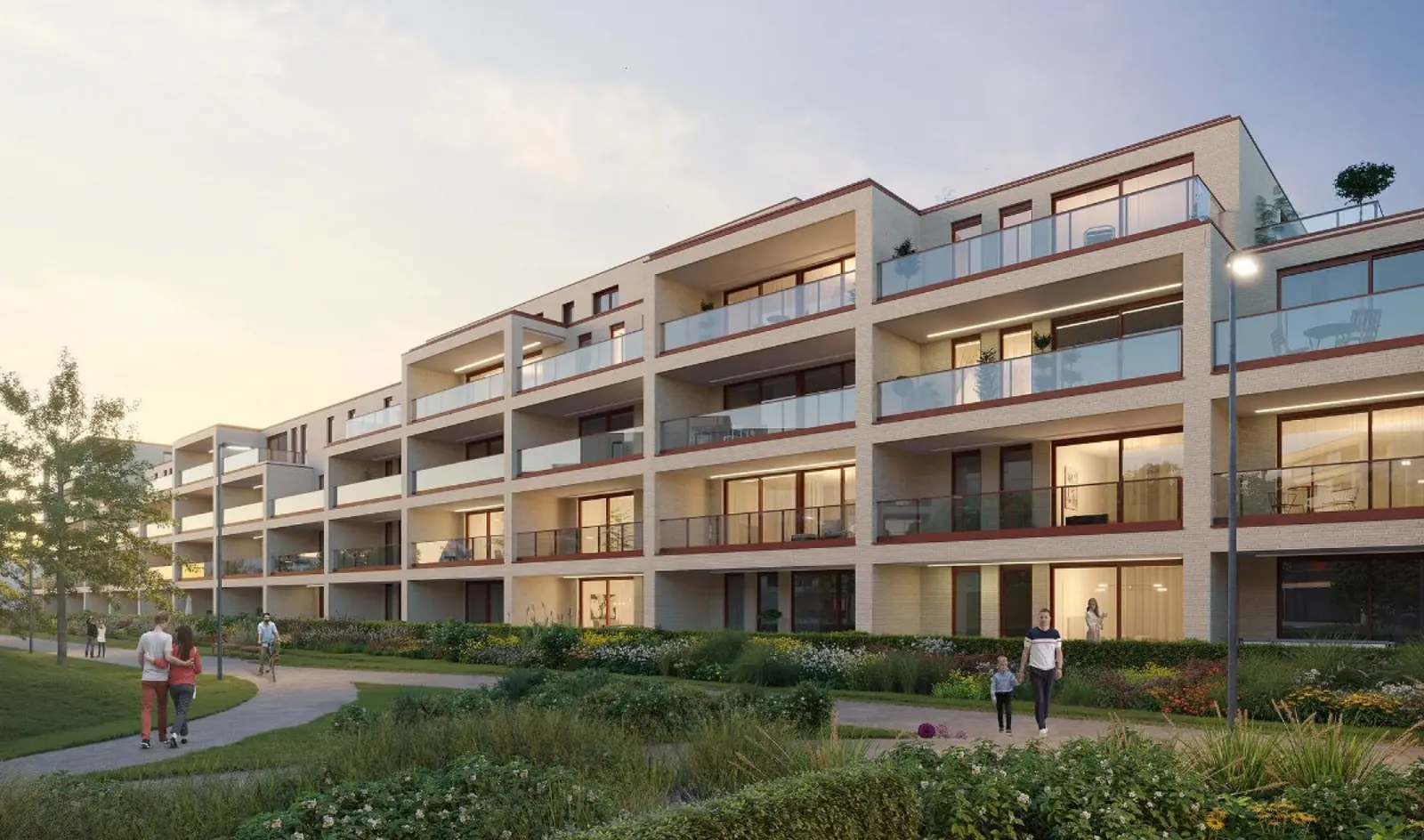 Nieuw appartement met terras en staanplaats te Roeselare