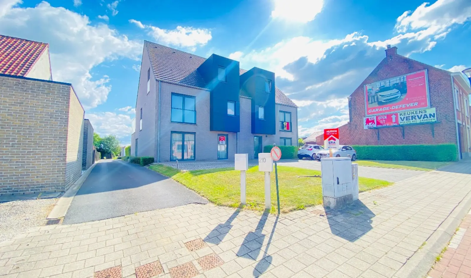 Zonnebeke - Appartement met 2 slaapkamers en tuin