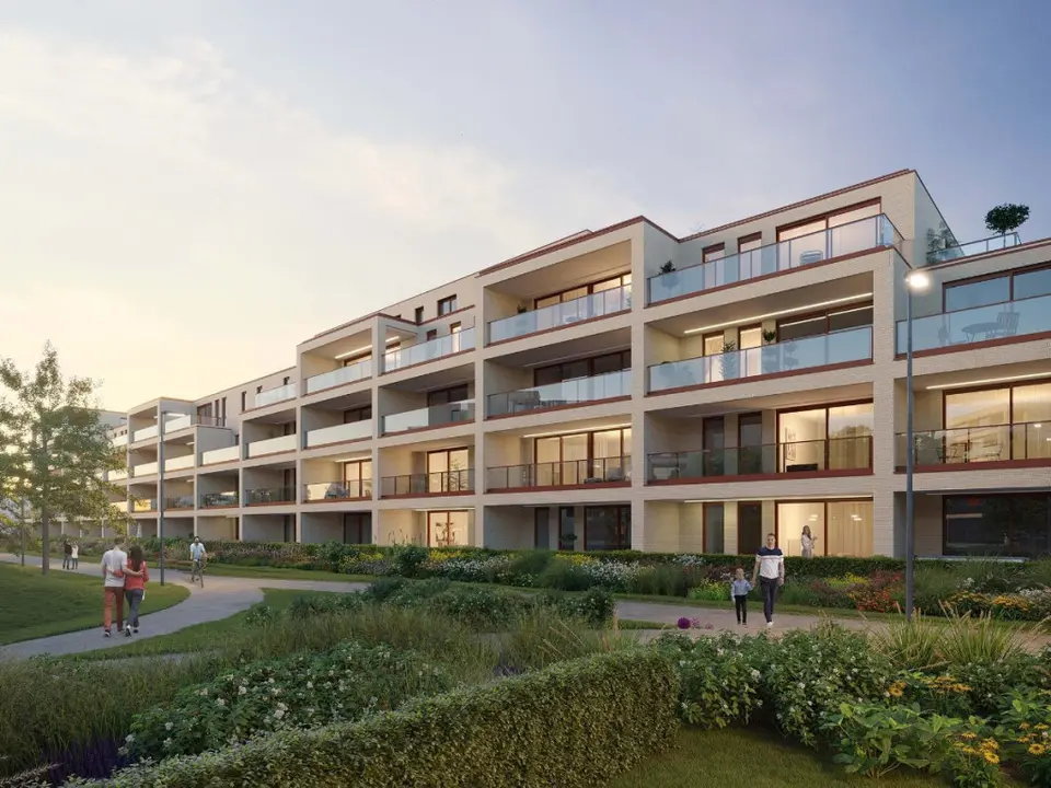 Nieuw appartement met terras en staanplaats te Roeselare